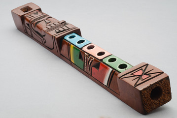 Coloured Tarka flute