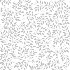 Light lace floral seamless pattern
