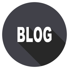  vector icon, circle flat design internet button, web and mobile app illustration