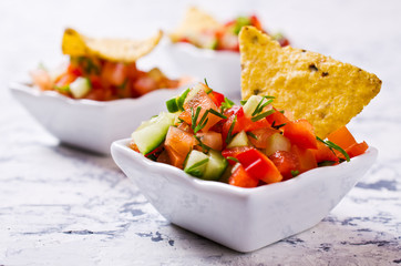 Fresh homemade salsa