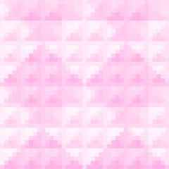Pink and white background with square geometric shapes