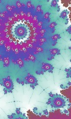 abstract bright fractal pattern