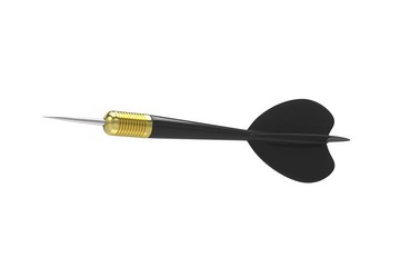 dart isolated on white. 3d rendering.