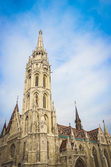 Fototapeta na wymiar St. Matthias church in Budapest, Hungary