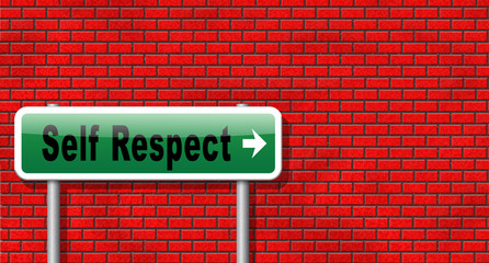 Fototapeta premium self respect and dignity