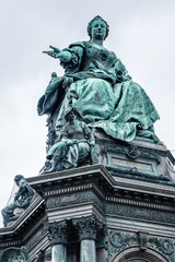 Maria Theresia Monument, in Vienna, Austria.