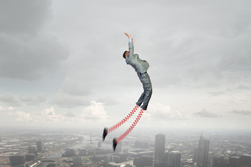 He is making giant steps