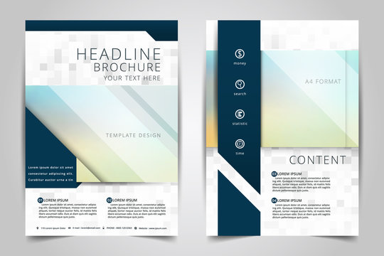 Brochure design, brochure template, brochure creative, trend brochure, Business  brochure. Layout in A4 size.