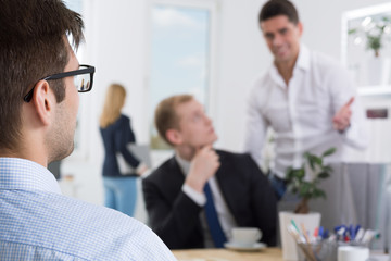 Very important business meeting