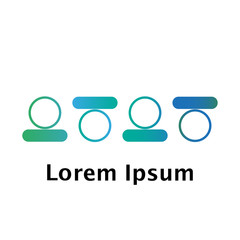 Abstract round design logo