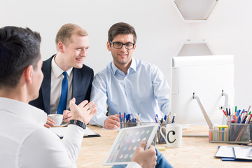 My work partners are my friends