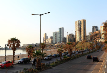 Fototapeta premium Bejrut, życie w mieście