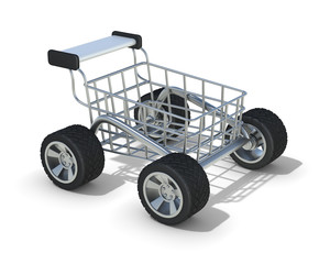 Einkaufswagen getunt