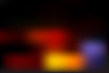 hexagon monogram on blur background