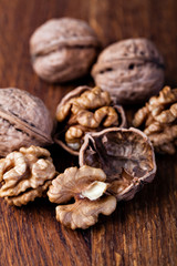 Fototapeta na wymiar walnuts