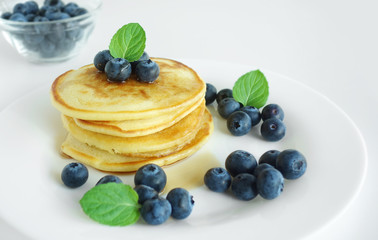 Blueberry Pancakes Breakfast