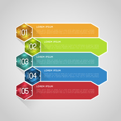 option infographic banners with crystal polygons, graphic design template