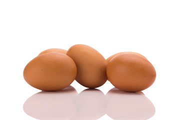 Egg. Isolated on white background