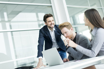 Young people in the office