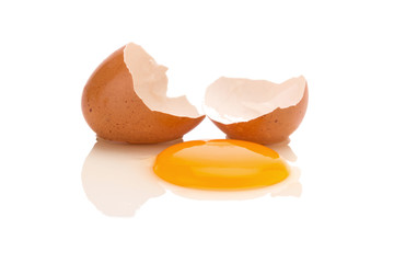 Egg. Isolated on white background