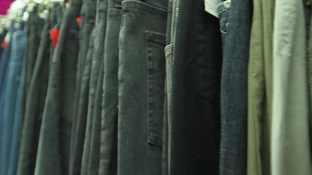 Clothing Store, the Range Denim Trousers