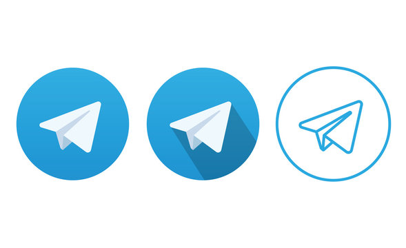 Aircraft Blue Button Icon 