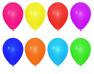 Balloon isolated - colorful
