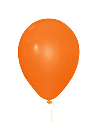 Balloon isolated - orange