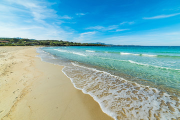 blue sky over Rena Bianca beach