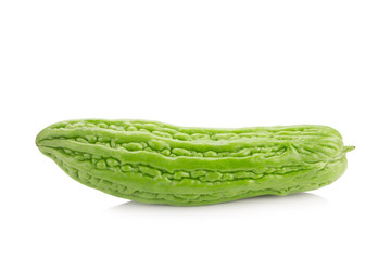 Bitter melon isolated on white background