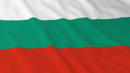 Bulgarian Flag HD Background - Flag of Bulgaria 3D Illustration