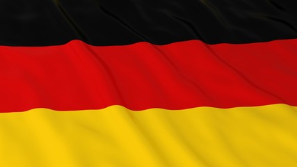 German Flag HD Background - Flag of Germany 3D Illustration