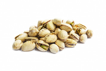 Pistachio heap isolated