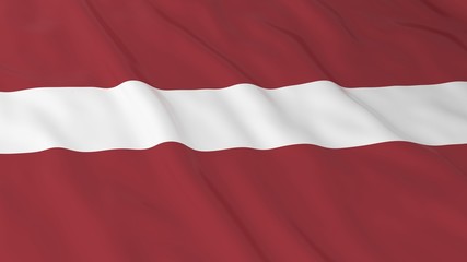 Latvian Flag HD Background - Flag of Latvia 3D Illustration