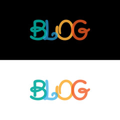 Colorful Blog background