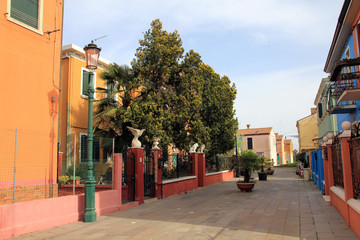 Burano island in Italy