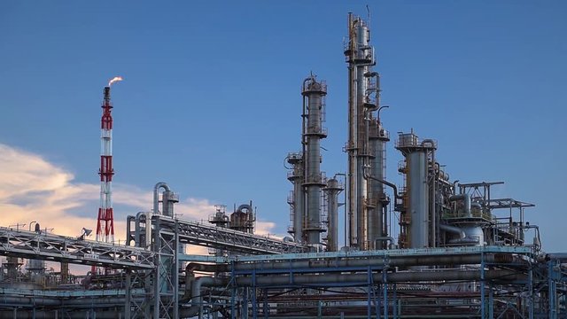 Factories in Kawasaki, Japan.