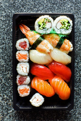 Japanese Lunch Box on the stone