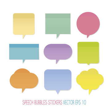 Speech Bubbles stickers