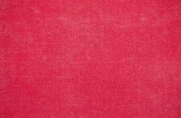 Texture of red fabric closeup