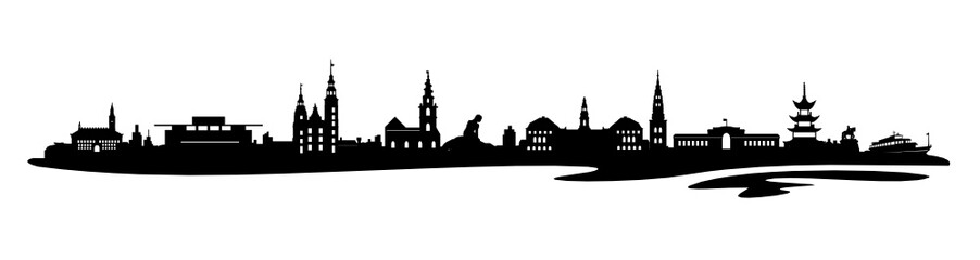 Obraz premium Skyline Kopenhagen