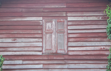 Obraz na płótnie Canvas Old house window Classic pattern