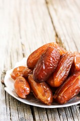 Dtaes / Dried Fruits, selective focus