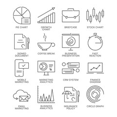 Thin line marketing icons set isolated on white background. Web graphics simple mono outline business symbol collection. 
Premium quality best modern linear stroke vector logo concept pictogram pack.