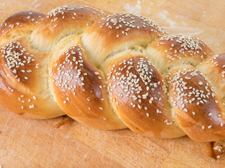 homemade round bread