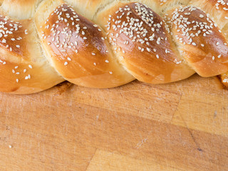 homemade round bread