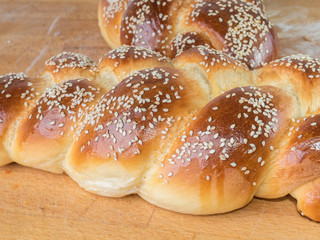 homemade round bread
