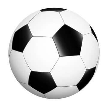 Fußball – schwarz weiß