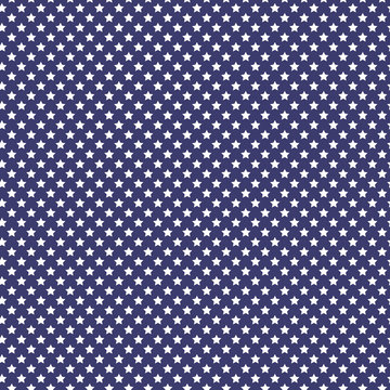 Patriotic white, blue geometric seamless pattern