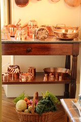 Batterie de cuisine en cuivre